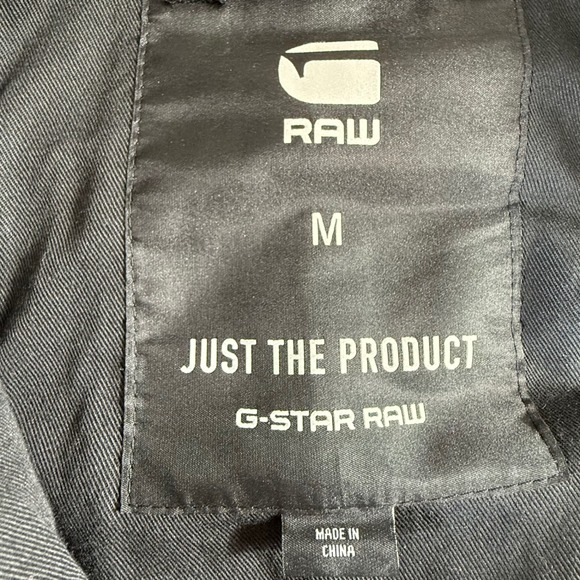 G Star Raw Men's Medium Military Field Jacket Olive Green Utility Cargo - Picture 6 of 10